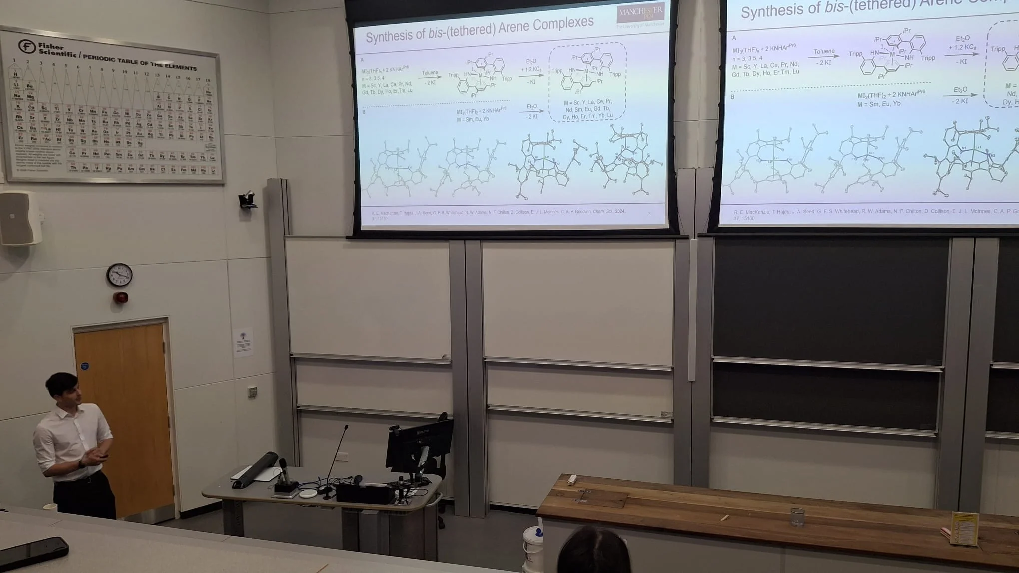 Ross at the UoM chemistry 2025 PGR conference
