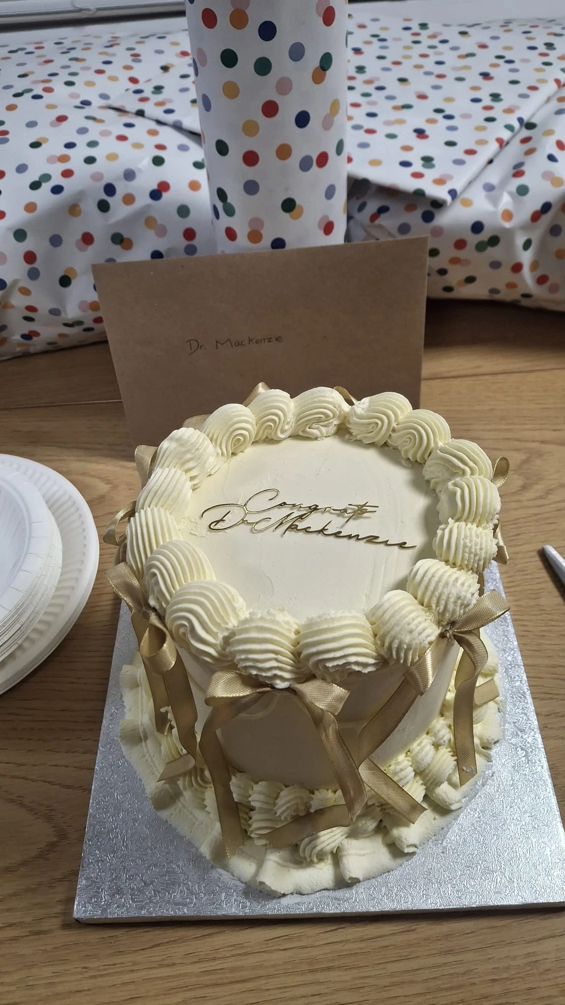 Cake made by Heather Partlow.